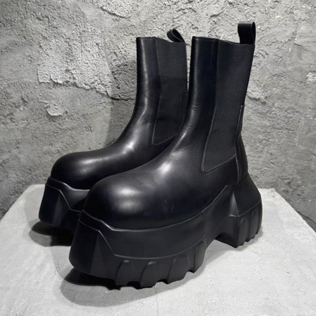 ショートブーツ・ブーティ BEATLE MEGA TRACTOR ANKLE Rick Owens】BEATLE MEGA TRACTOR | AYIN