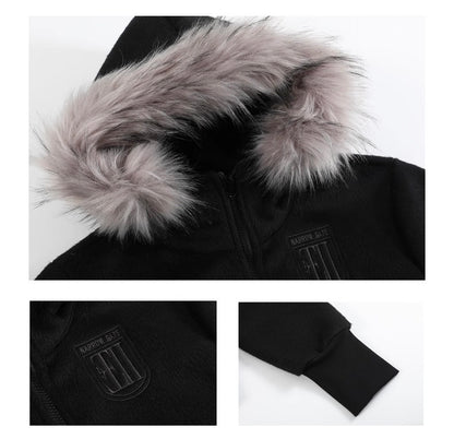 ハイネック フーデッド ショート トップ
High-Neck Hooded Short Top