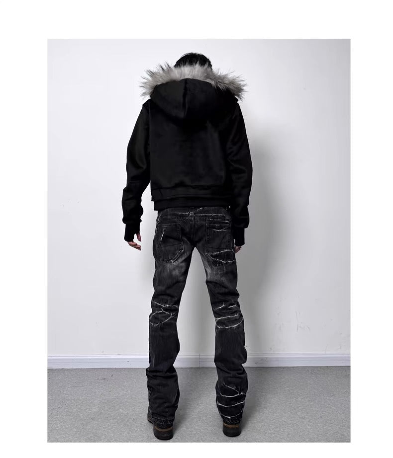 ハイネック フーデッド ショート トップ
High-Neck Hooded Short Top