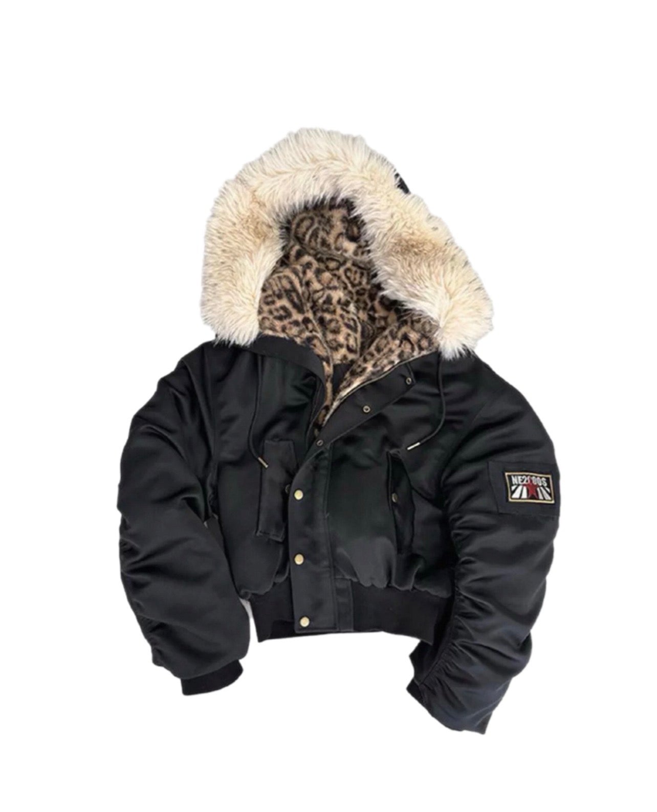 オリジナル フーデッド ファーカラー パデッド ジャケット
Hooded Padded Jacket with Fur Collar